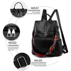 PU Leather Backpack