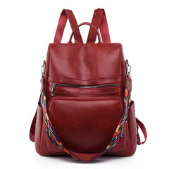 PU Leather Backpack