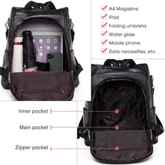 PU Leather Backpack