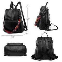 PU Leather Backpack