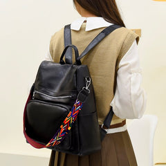 PU Leather Backpack